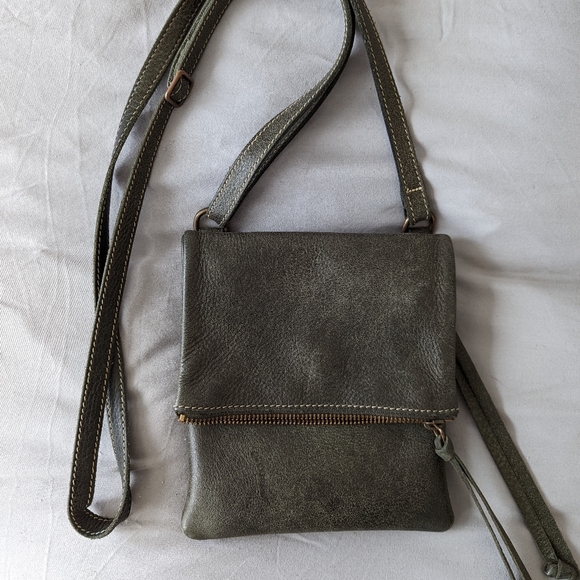 Roots leather crossbody bag - Picture 1 of 3